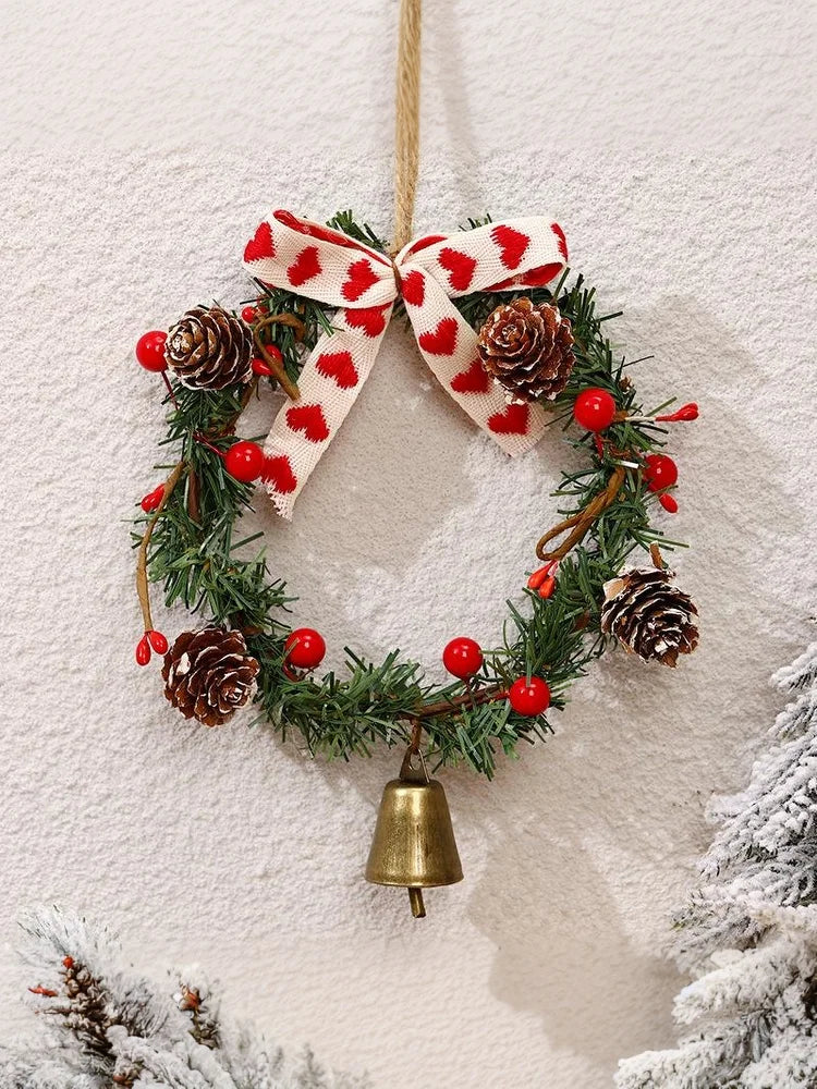 Christmas Decorations Wreath Art Wreath Decoration Simulation Door Wreath Christmas Decorations Window Christmas Pendants