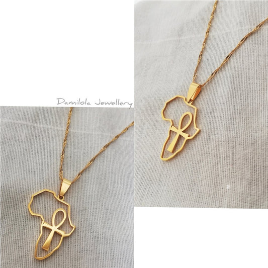 'Ankh 🖤 Africa' - Gold/Silver - Popular trends empire