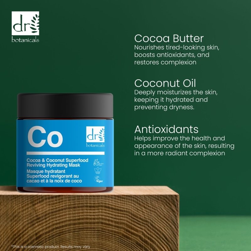 Cocoa & Coconut Superfood Reviving Hydrating Mask 60ml - Popular trends empire