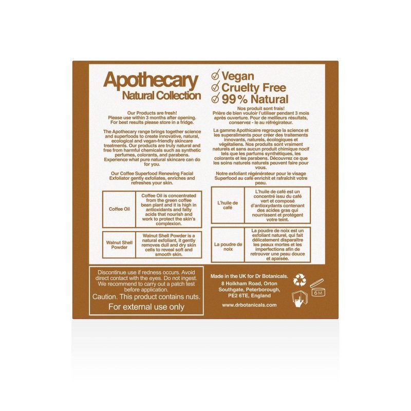 Coffee Superfood Renewing Facial Exfoliator 60ml - Popular trends empire