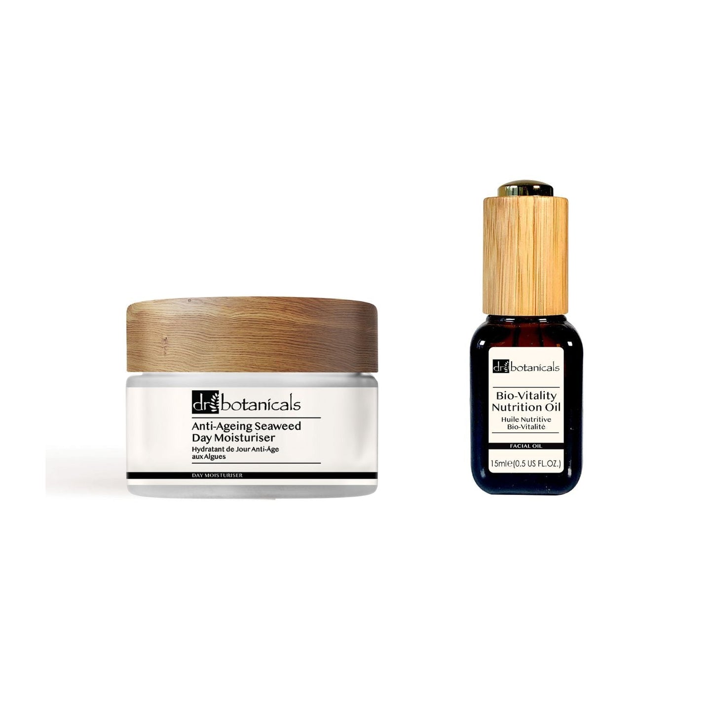 Dr Botanicals Anti - Ageing Plant - Based Moisturiser & Facial Oil Kit - Popular trends empire