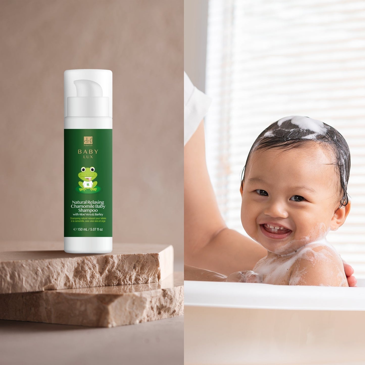 Dr Botanicals Baby Lux Natural Relaxing Chamomile Baby Shampoo 150ml Twin Value Savings Pack - Popular trends empire