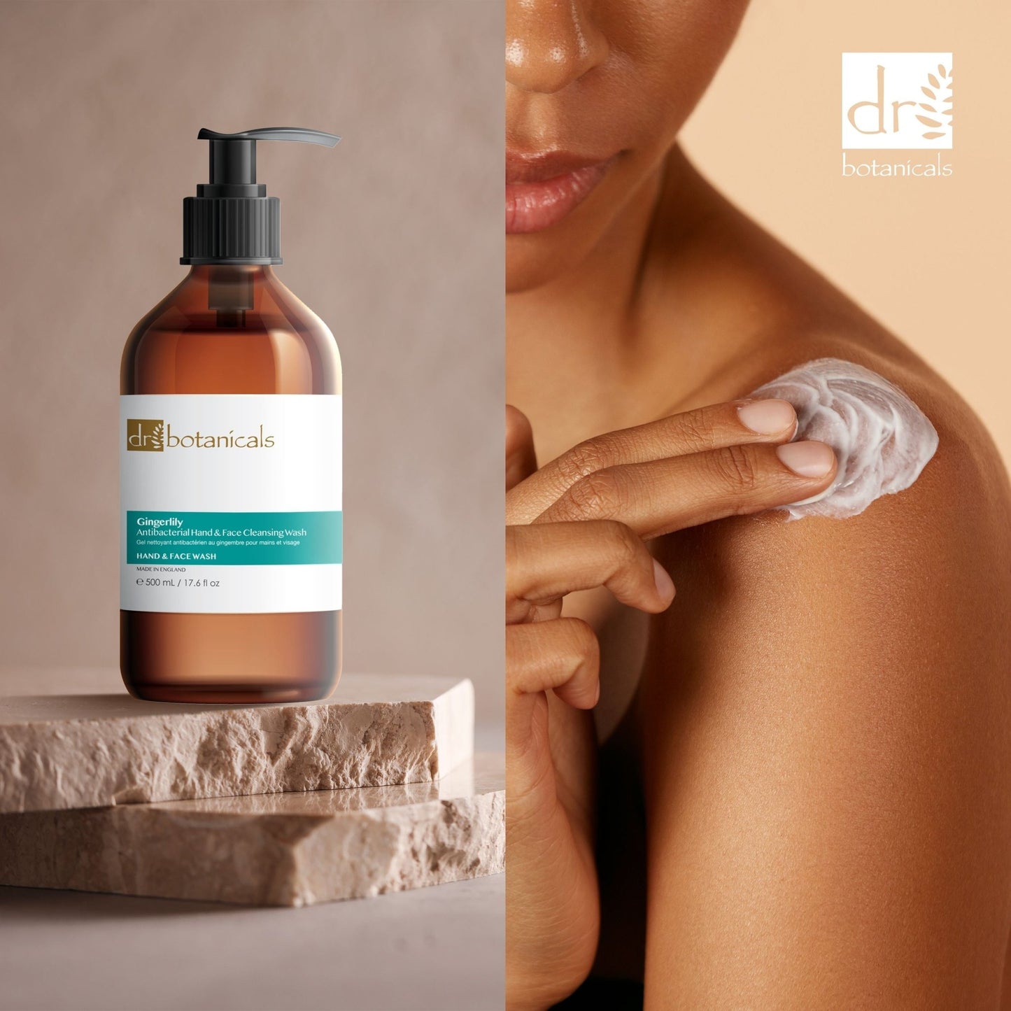 Dr Botanicals Gingerlily Hand & Face Cleansing Wash 500ml Twin Value Savings Pack - Popular trends empire