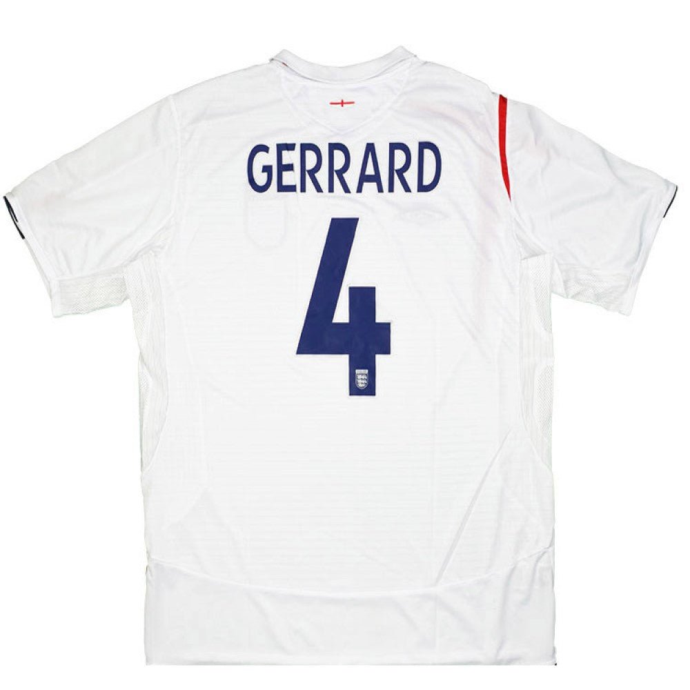 England 2006 - 2007 Home Shirt Gerrard (Excellent) L - Popular trends empire