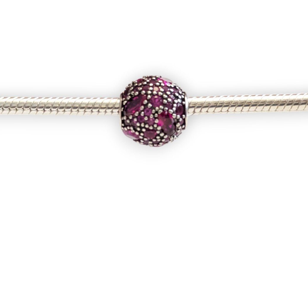 Hot Pink Bead Charm - Popular trends empire