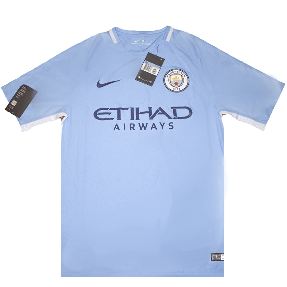 Manchester City 2017 - 2018 Home Shirt (BNWT) S - Popular trends empire