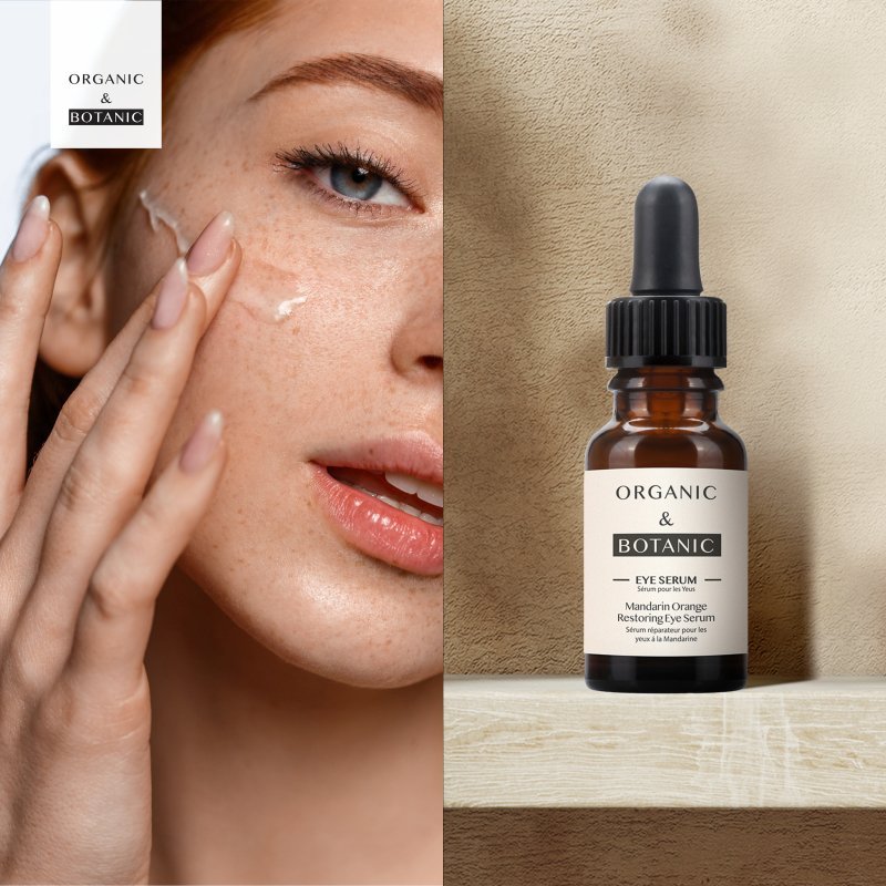 Mandarin Orange Brightening Eye Serum - 15ml - Depuffing & Hydrating with Vitamin C, Aloe Vera, & Sea Buckthorn for Radiant, Youthful Eyes - Popular trends empire