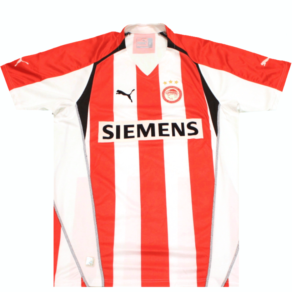 Olympiakos 2005 - 2006 Home Shirt (Excellent) L - Popular trends empire