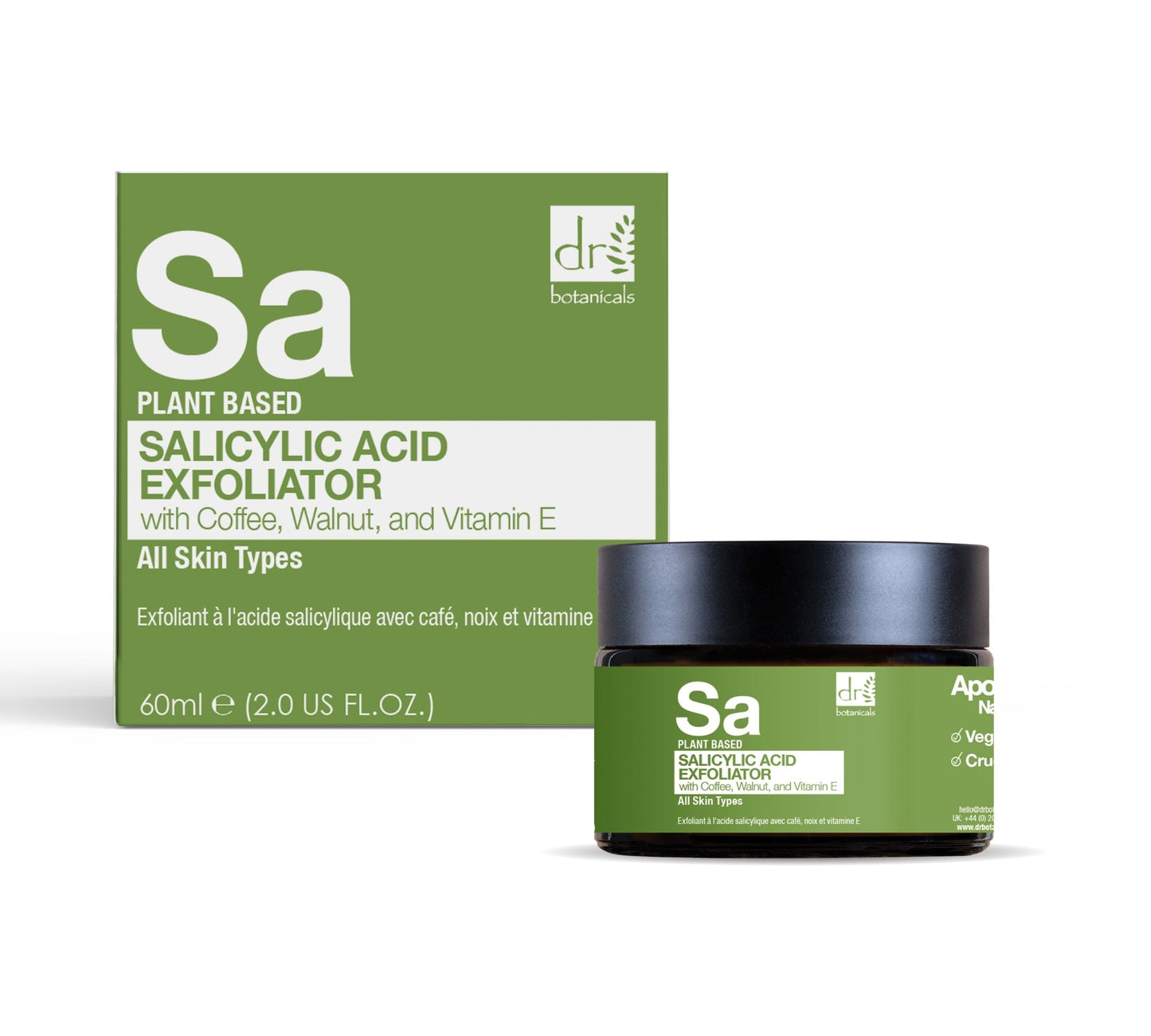 Salicylic Acid Exfoliator with Coffee, Walnut & Vitamin E 60ml - Popular trends empire