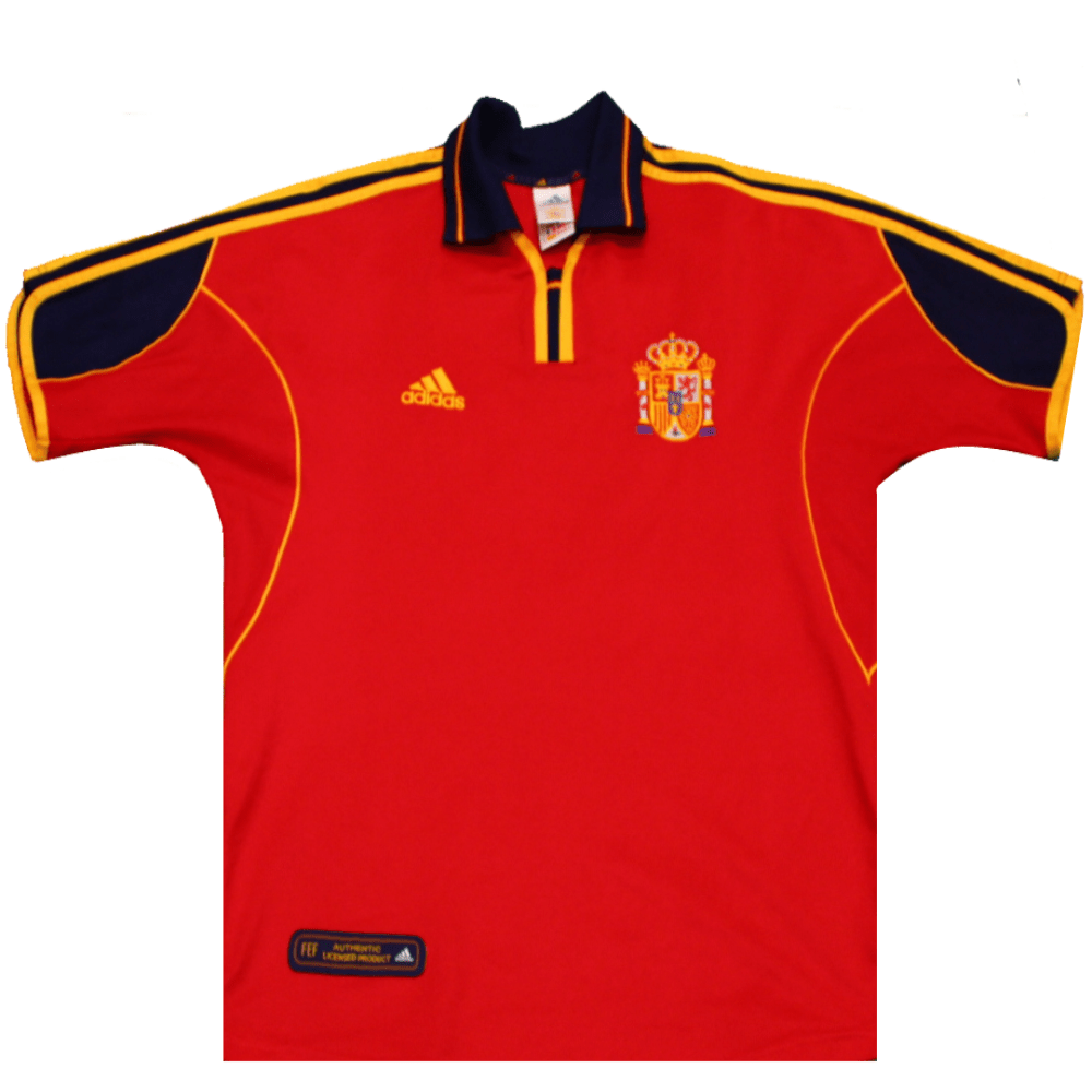 Spain 2000 - 2002 Home Shirt (Excellent) S - Popular trends empire