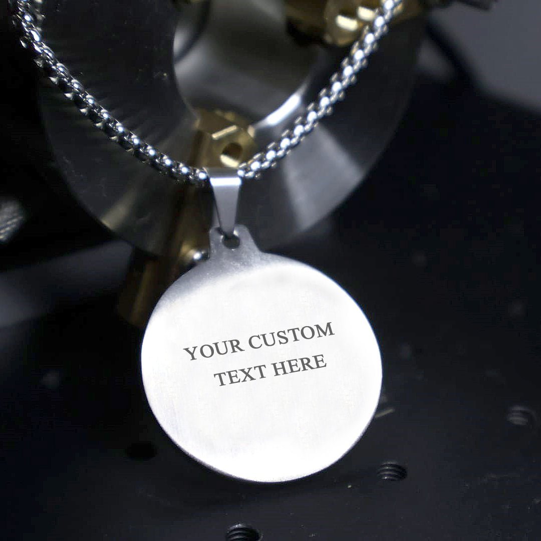 St. Michael Pendant Necklace - Men's Stainless Steel Religious Jewelry, Personalised - Popular trends empire