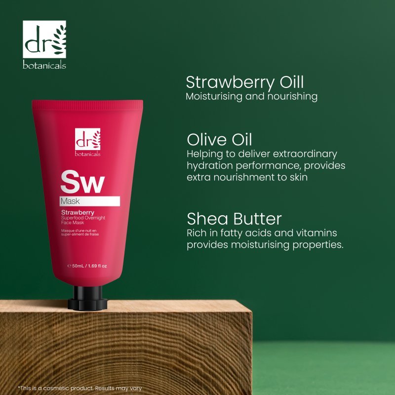 Strawberry Overnight Face Mask 50ml - Popular trends empire