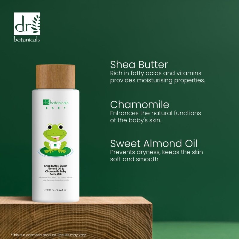 Sweet Almond Oil & Chamomile Baby Body Milk 200ml - Popular trends empire