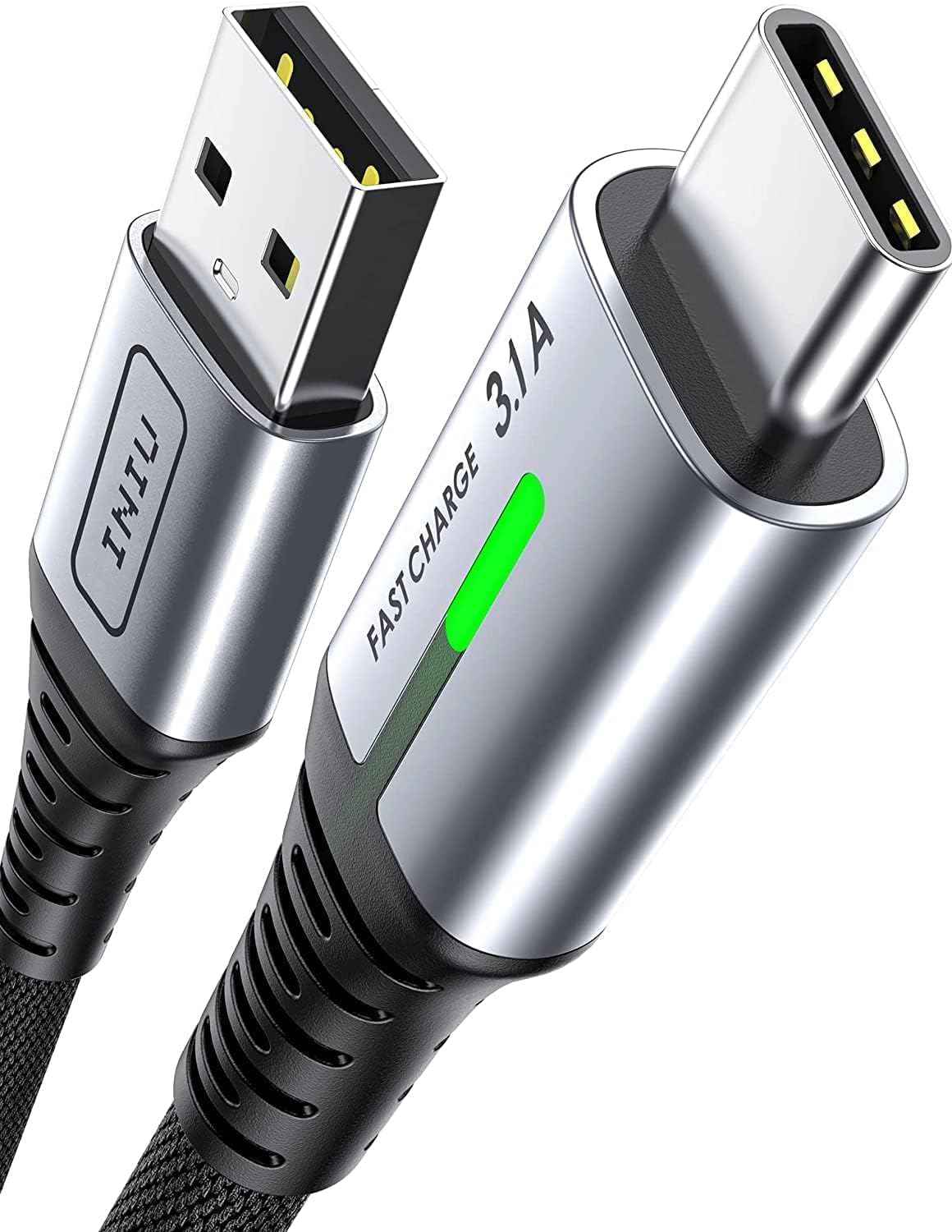 USB - C Fast Charging Cable 3.1A for Phones, Consoles, and More - 5 Pack - Popular trends empire