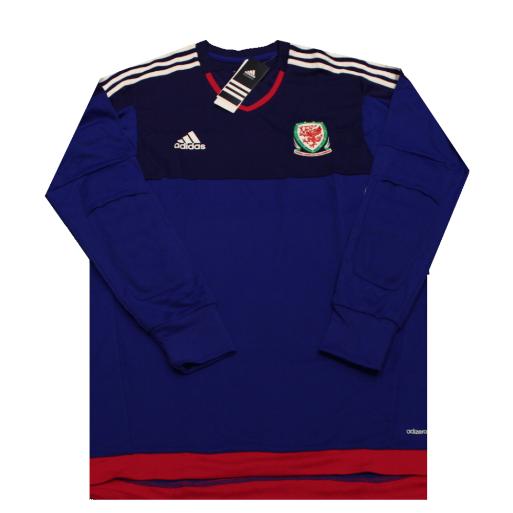 Wales 2015 - 2016 Player Issue Goalkeeper Shirt (BNWT) L - Popular trends empire