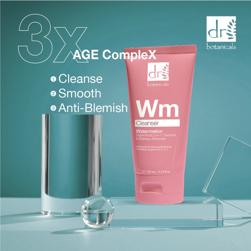 Watermelon Superfood 2 - in - 1 Cleanser & Makeup Remover with Glycolic Acid, Salicylic Acid and Lactic Acid 100ml - Popular trends empire