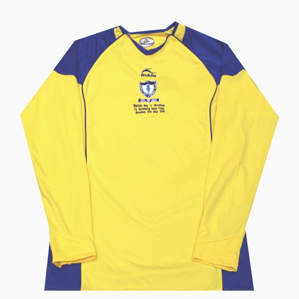 Whitley Bay 2010 Home Shirt FA VASE FINAL V Wroxham (Excellent) M - Popular trends empire