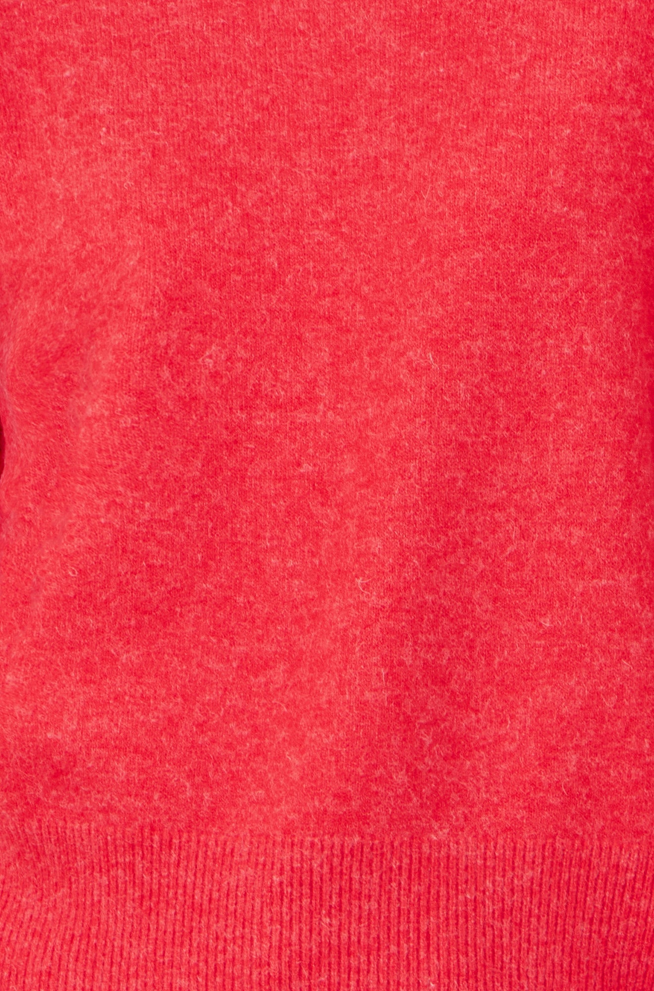 Yumi Red Knitted Balloon Sleeve Textured Jumper - Popular trends empire