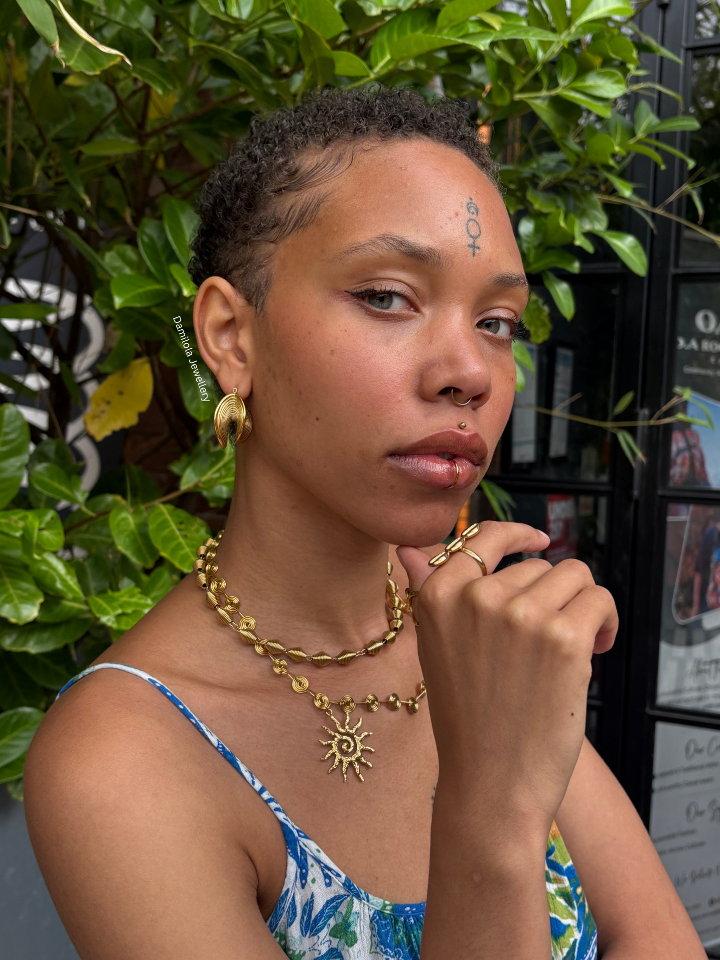 ‘AmaRa’ Eternal Sun Necklace - Gold/Silver