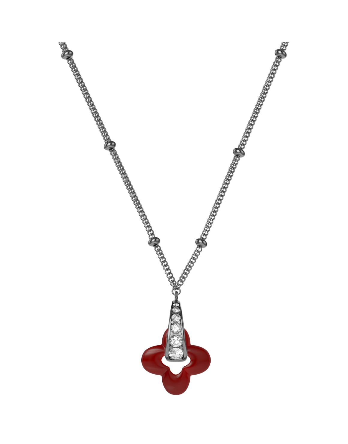 Silver Clover Necklace