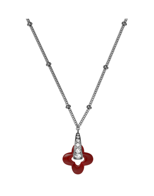 Silver Clover Necklace