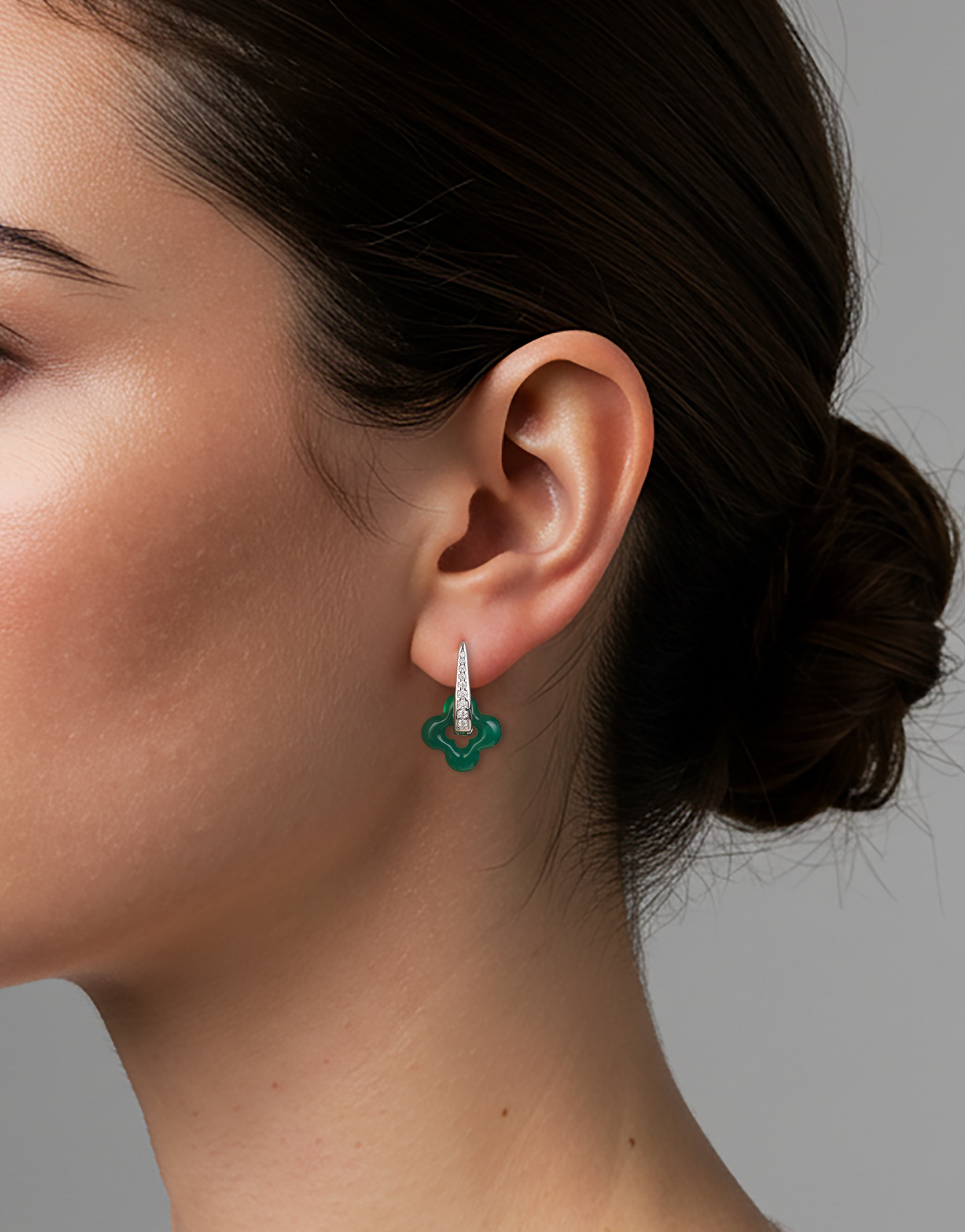 Silver Clover Earrings