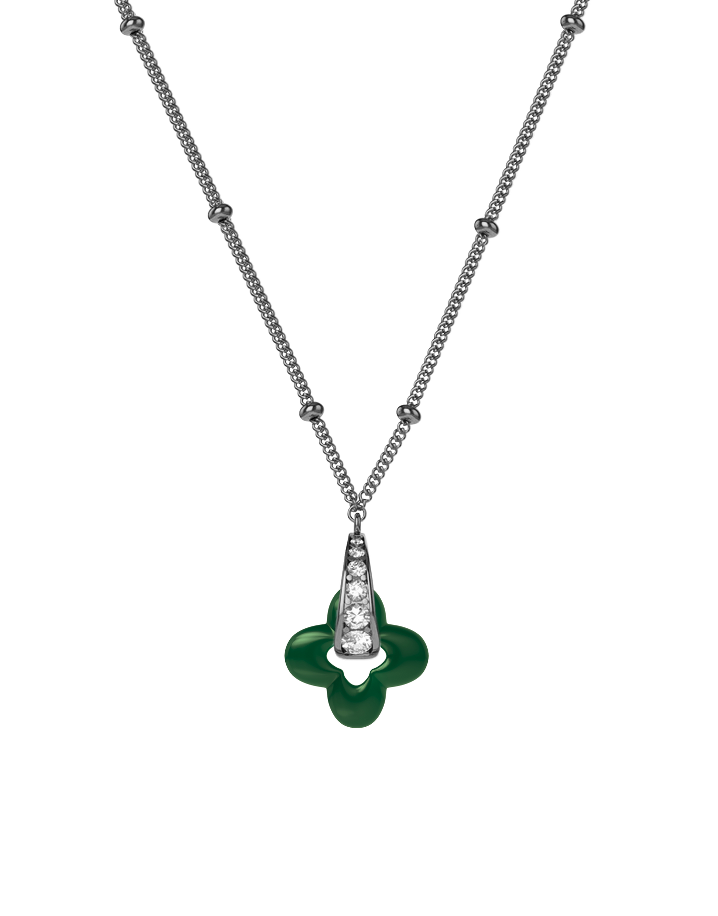 Silver Clover Necklace