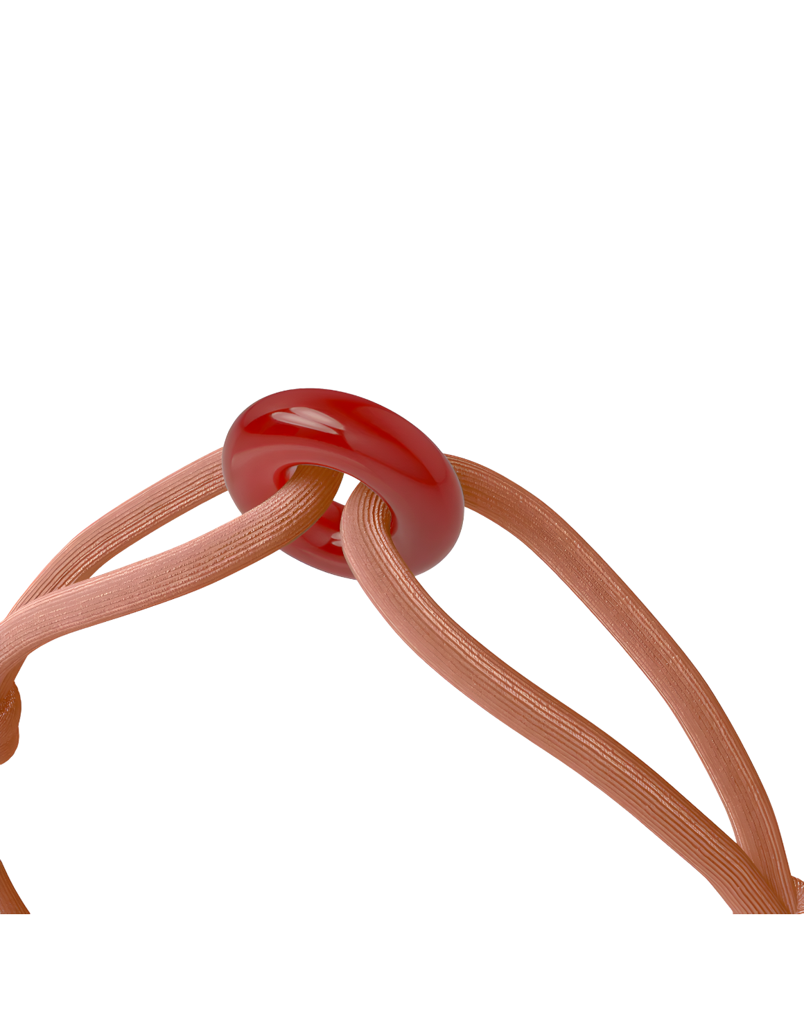 Red Soho Cord Bracelet