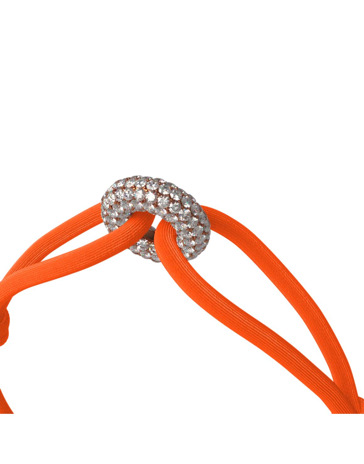 Rose Soho Pavé Cord Bracelet