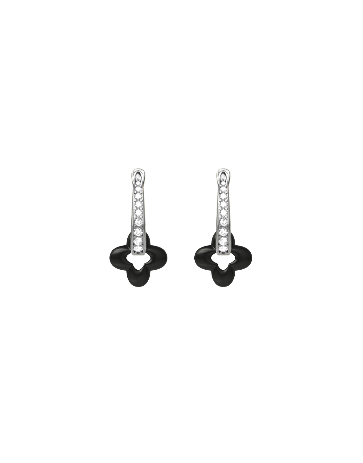 Silver Clover Earrings