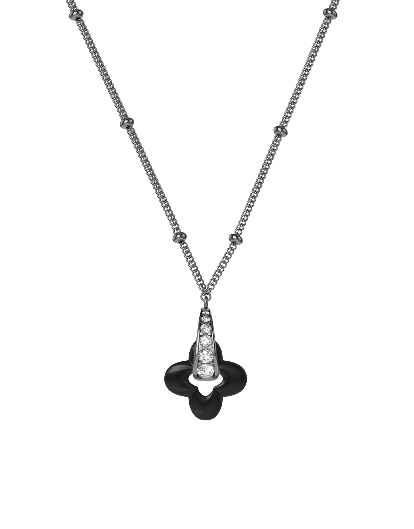 Silver Clover Necklace
