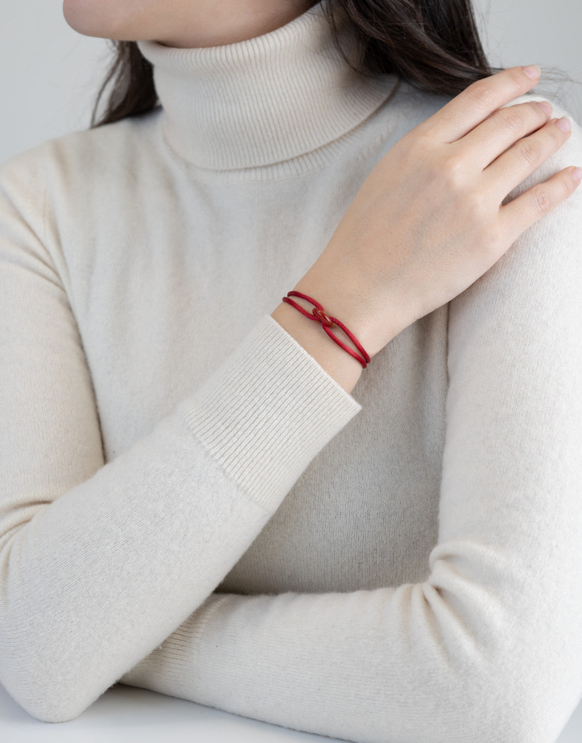Red Soho Cord Bracelet