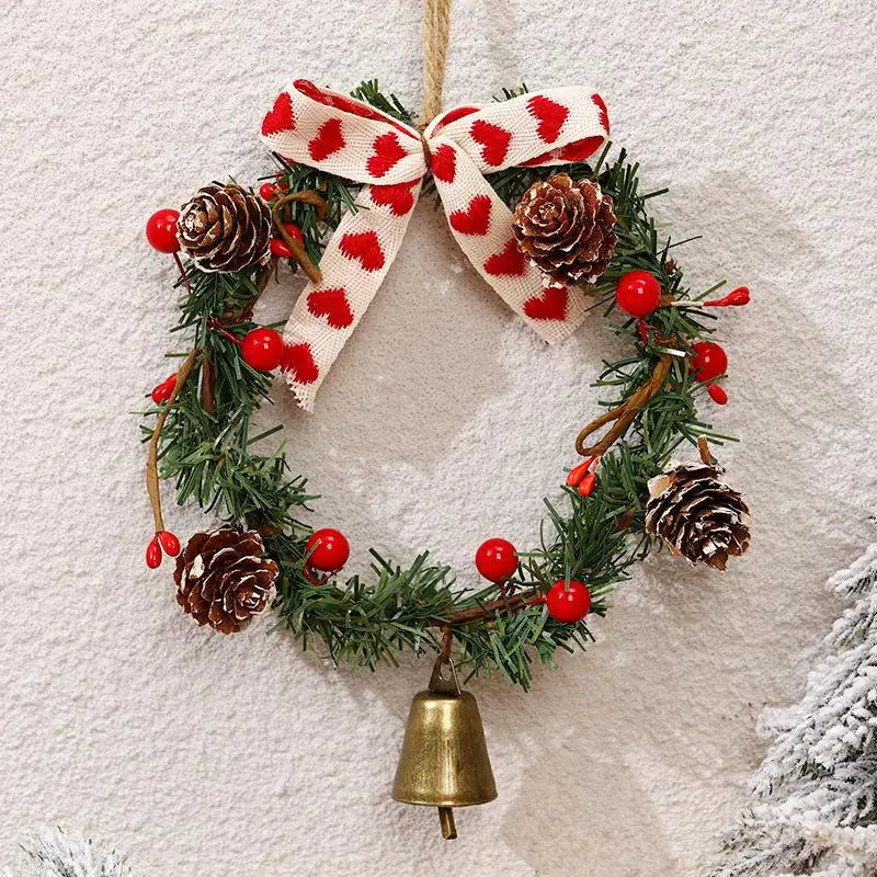 Christmas Decorations Wreath Art Wreath Decoration Simulation Door Wreath Christmas Decorations Window Christmas Pendants