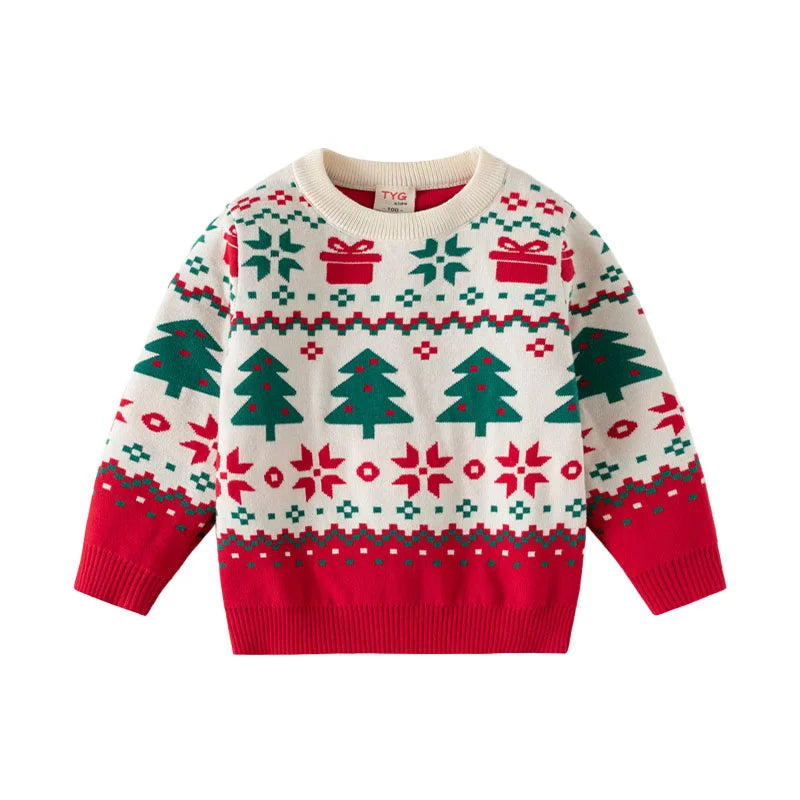 Christmas Sweaters 3-7T New Arrival Christmas Boys Girls Sweaters For Autumn Winter Snowman Children's Sweatshirts Baby Clothes (Copy) (Copy)