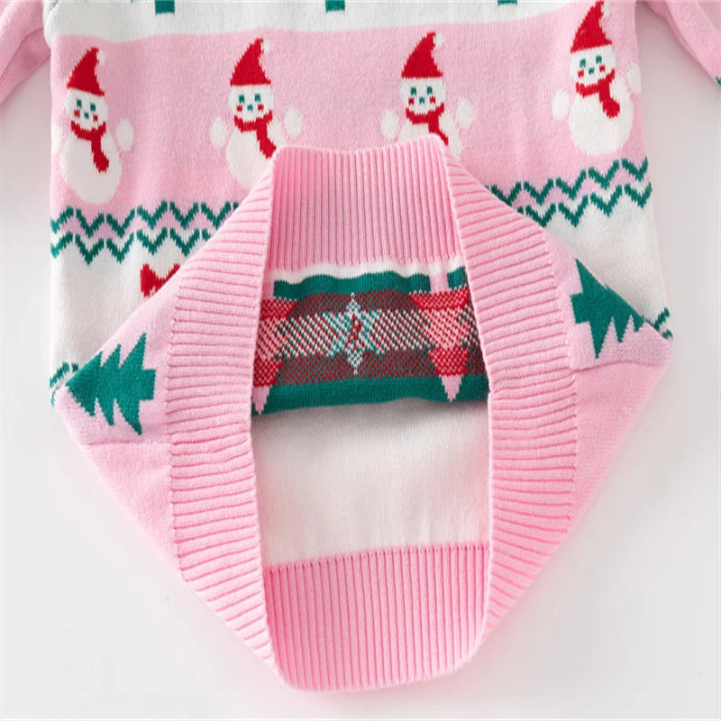 Christmas Sweaters 3-7T New Arrival Christmas Boys Girls Sweaters For Autumn Winter Snowman Children's Sweatshirts Baby Clothes (Copy) (Copy)