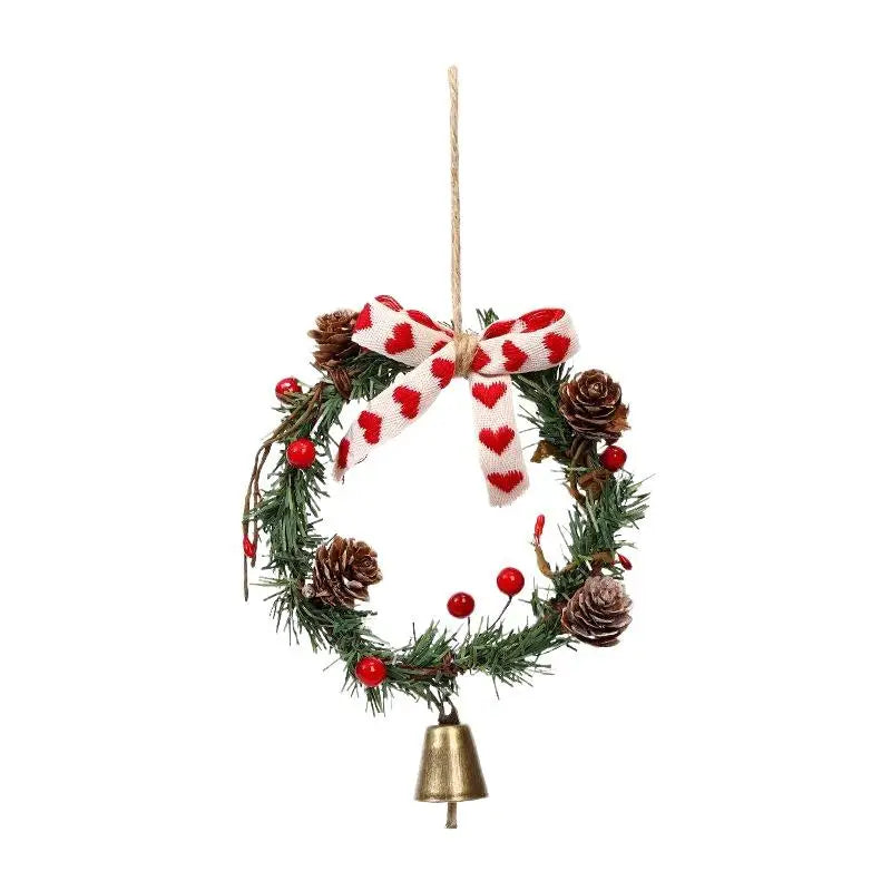 Christmas Decorations Wreath Art Wreath Decoration Simulation Door Wreath Christmas Decorations Window Christmas Pendants