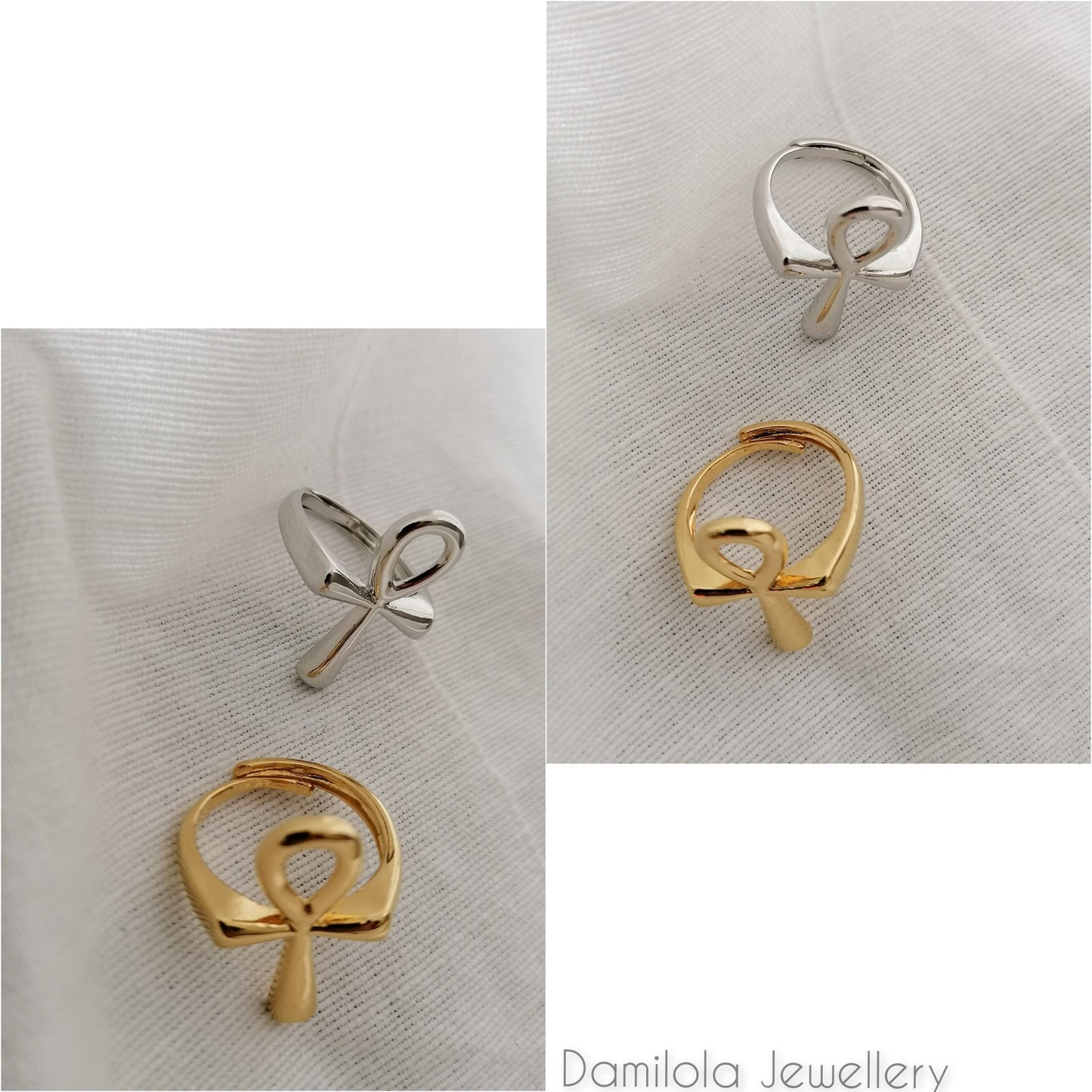 'Ankh' Ring - Gold/Silver - Popular trends empire