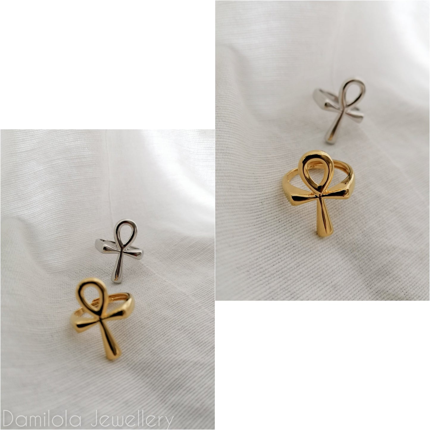 'Ankh' Ring - Gold/Silver - Popular trends empire