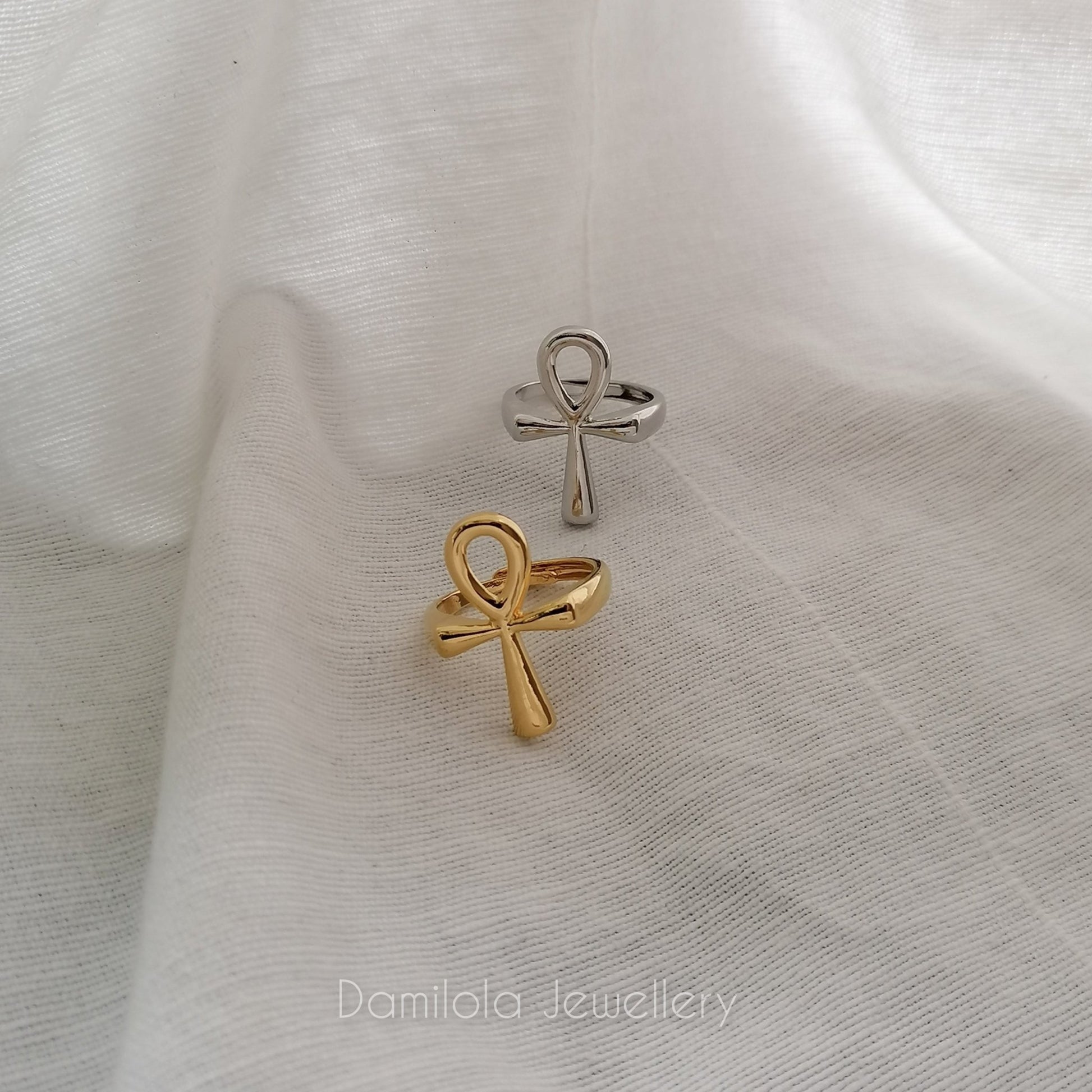 'Ankh' Ring - Gold/Silver - Popular trends empire