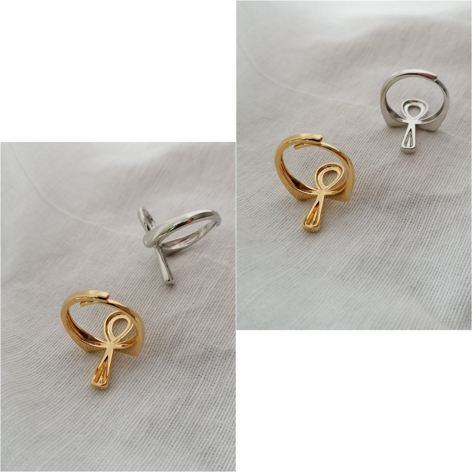 'Ankh' Ring - Gold/Silver - Popular trends empire