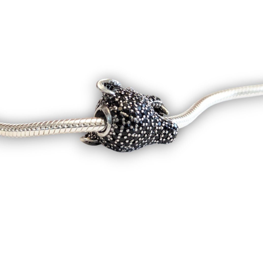 Black Panther CZ Bead Charm - Popular trends empire
