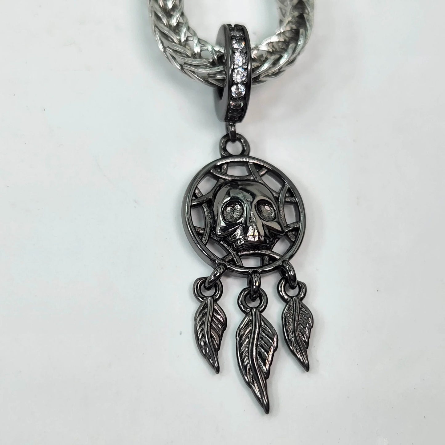 Black Skull Dream Catcher Charm - Popular trends empire