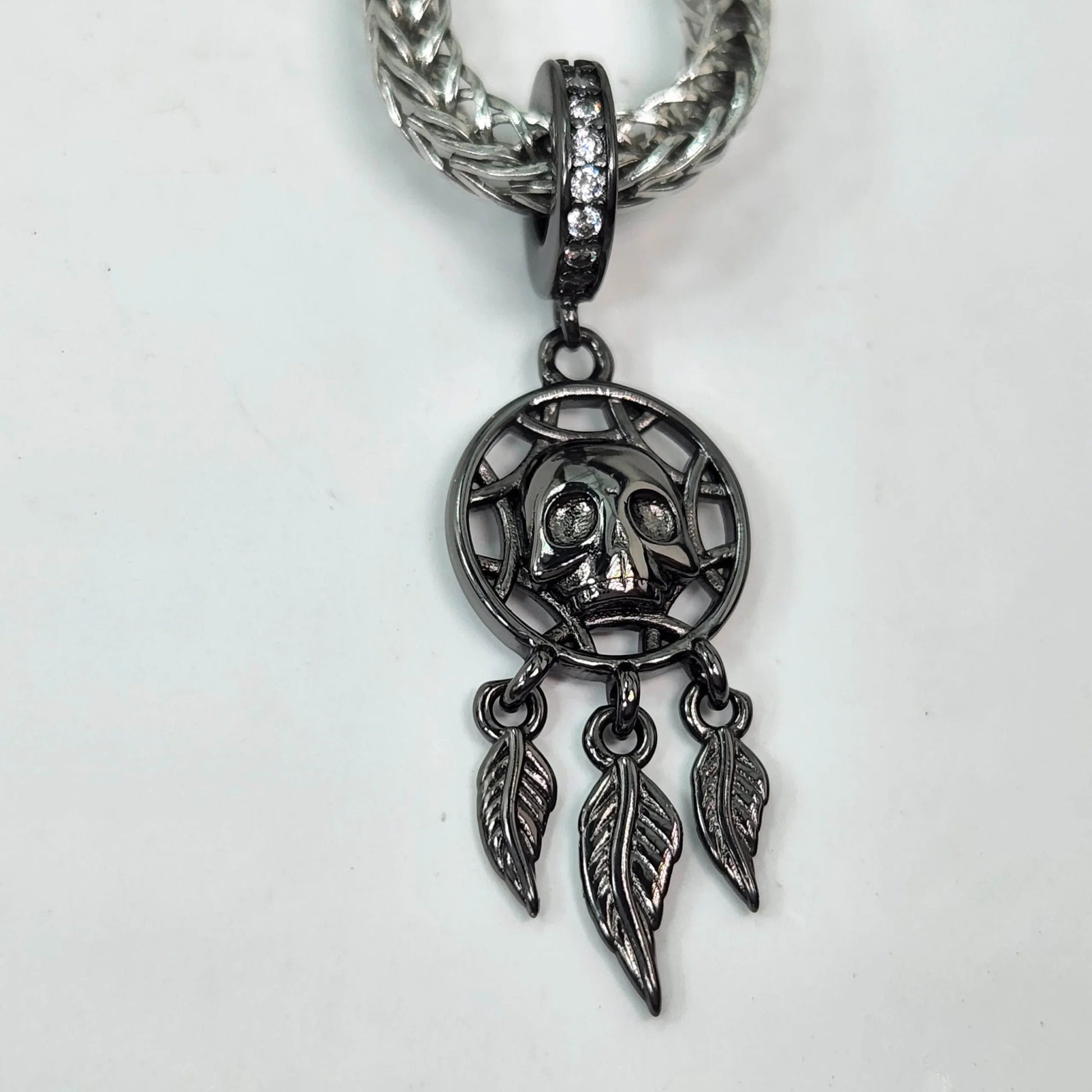Black Skull Dream Catcher Charm - Popular trends empire
