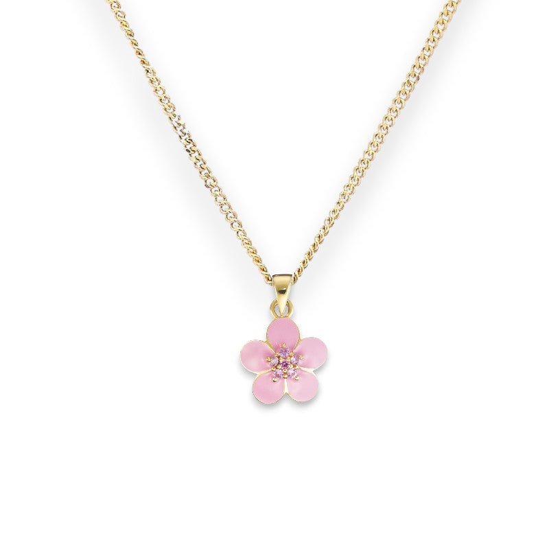 Blossom Pink Pendant Necklace - Popular trends empire
