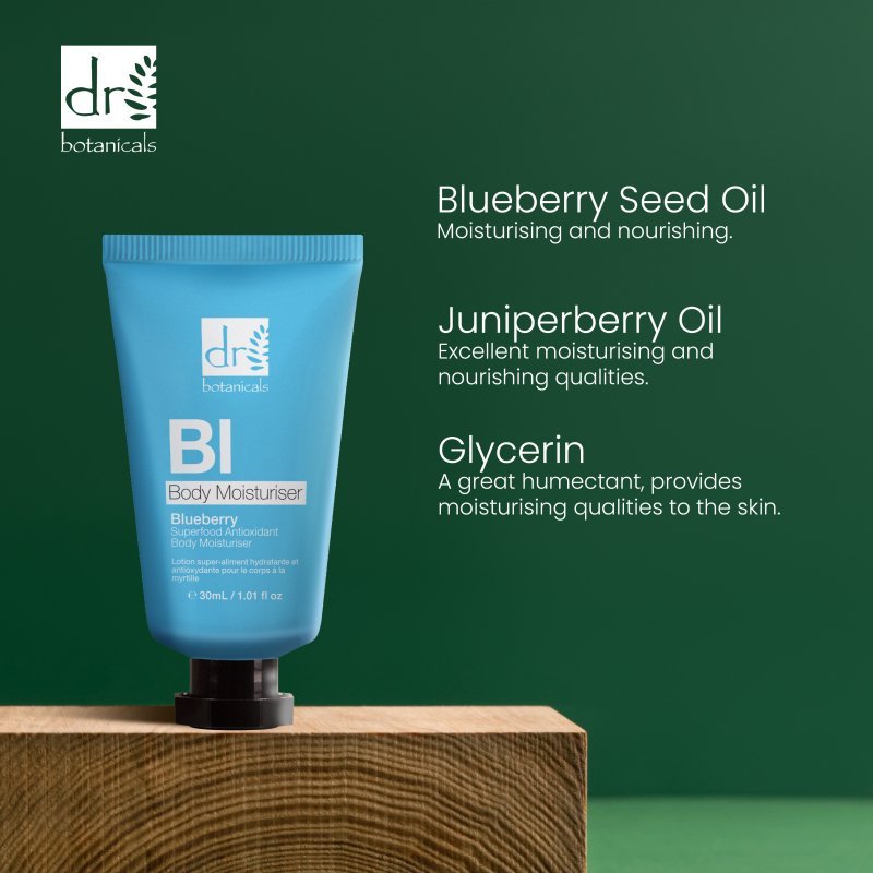 Blueberry Superfood Antioxidant Body Moisturiser 30ml - Popular trends empire