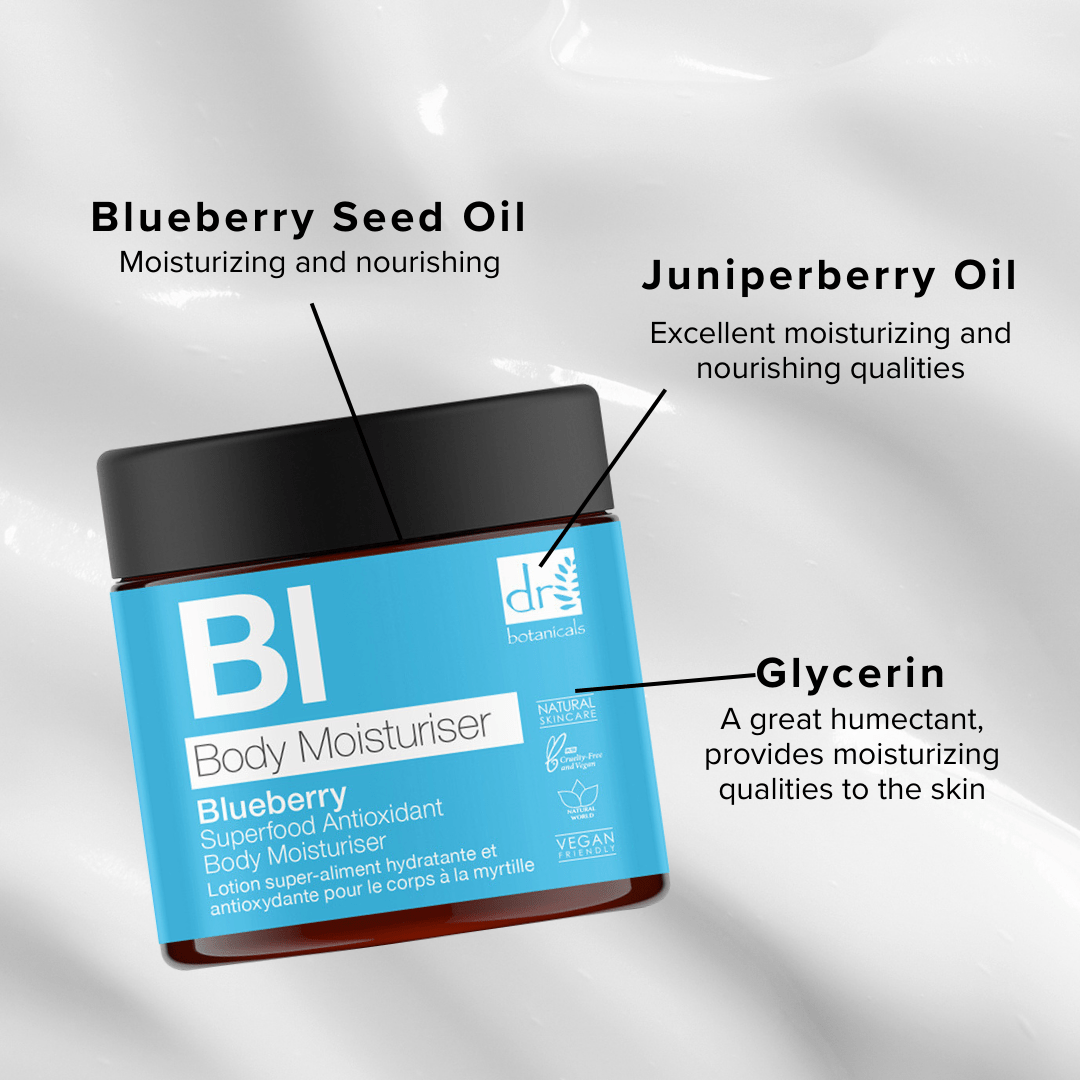 Blueberry Superfood Antioxidant Body Moisturiser 60ml - Popular trends empire