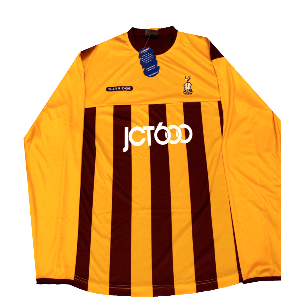 Bradford City 2005 - 2006 Home Shirt L/S (BNWT) XL - Popular trends empire