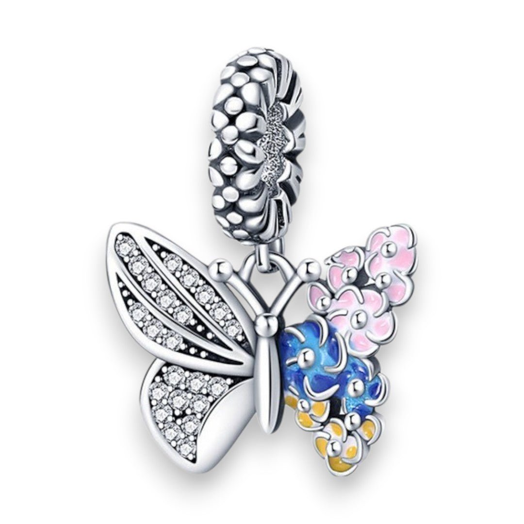 Butterfly CZ Dangle Charm - Popular trends empire