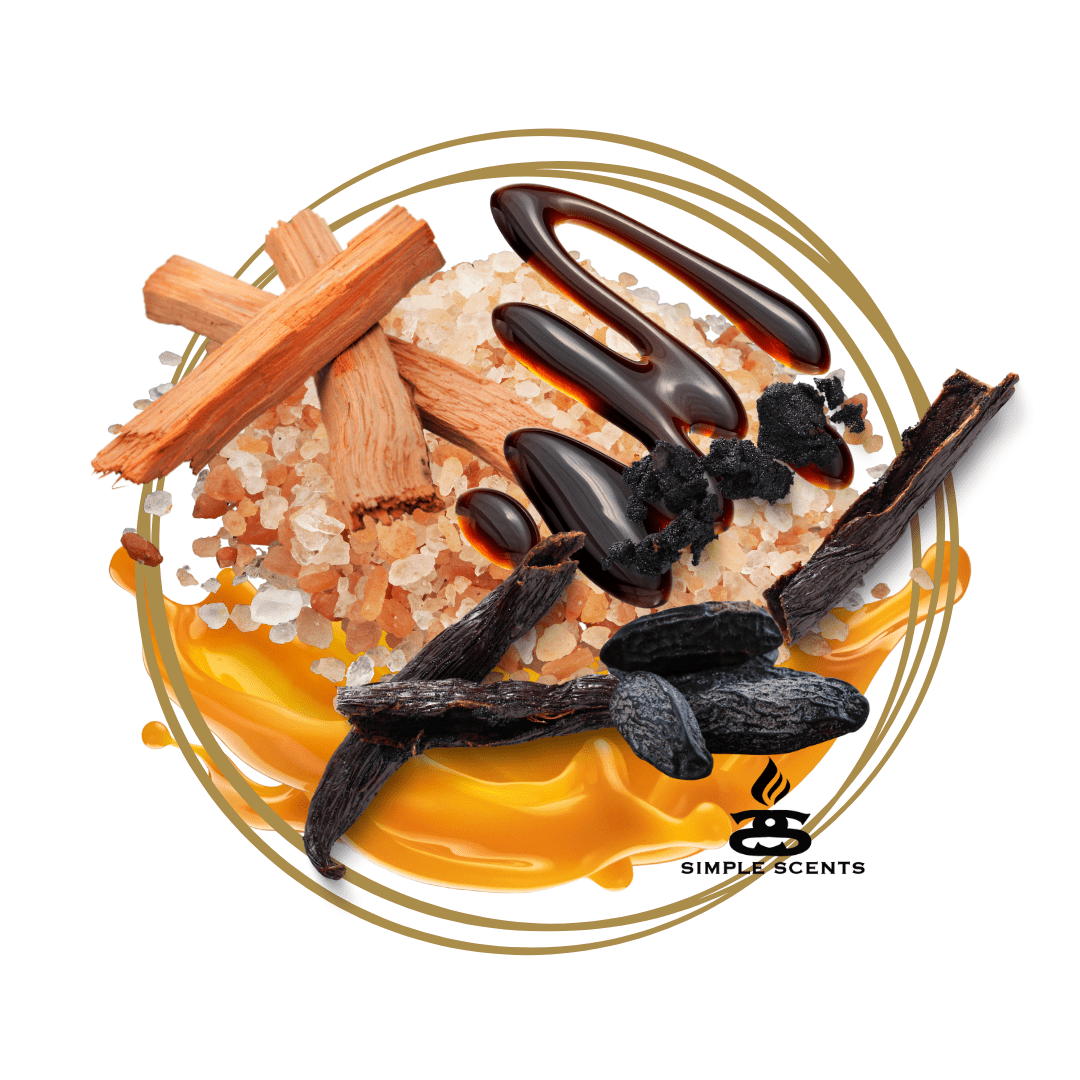 Carme - Simple Scents Luxe Rosé Noir Wooden Wick Soy Candle - Popular trends empire