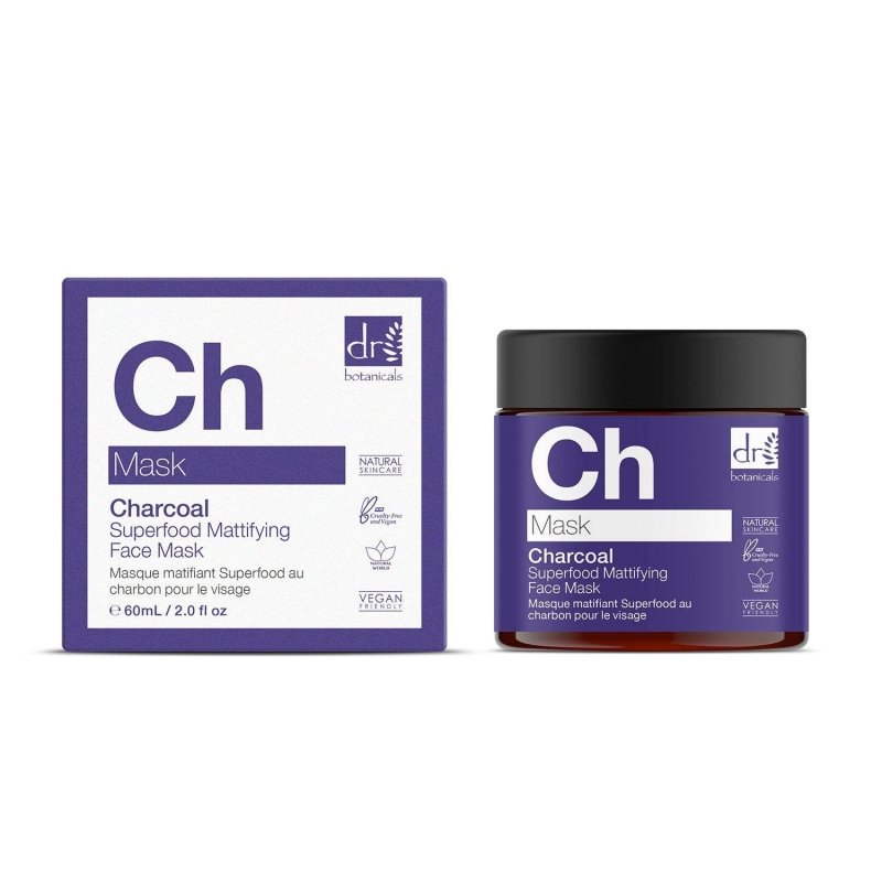 Charcoal Superfood Mattifying Face Mask 60ml - Popular trends empire